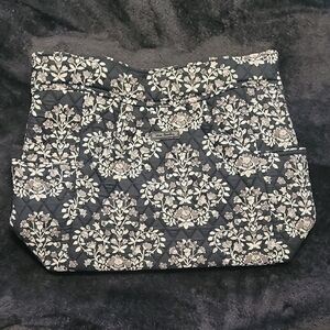 Vera Bradley Black and Cream Floral Bag